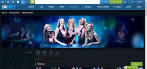 1xBet Casino website