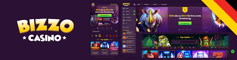 Slots and Table Games Selection at Bizzo Casino