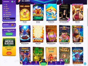 Casombie Casino games