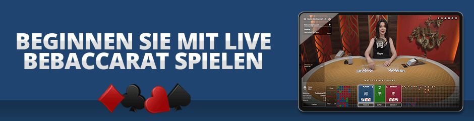 wie man live baccarat spielt