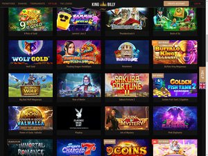 King Billy Casino games